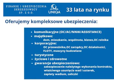 PRZEDSTAWICIELSTWO UNIQA w Częstochowie. Finanse i Ubezpieczenia Skrzeszowscy Sp. z o.o.